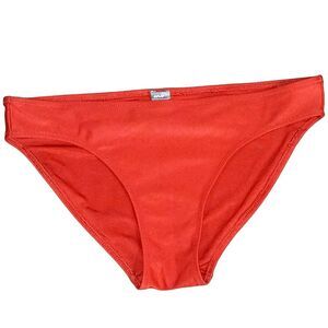 Aerie Dark Red Bikini Swimsuit Bottom Sz S Womens Swimwear Bathing Suit